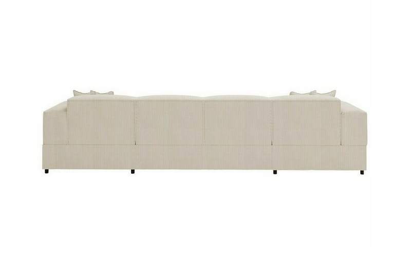 Knocklong 4-sits Hörnbäddsoffa Beige/Ljusbeige - Möbler - Vardagsrum - Bäddsoffor - Hörnbäddsoffa