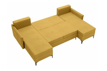 Knocklong 4-sits Hörnbäddsoffa - Blå - Möbler - Vardagsrum - Bäddsoffor - U bäddsoffa