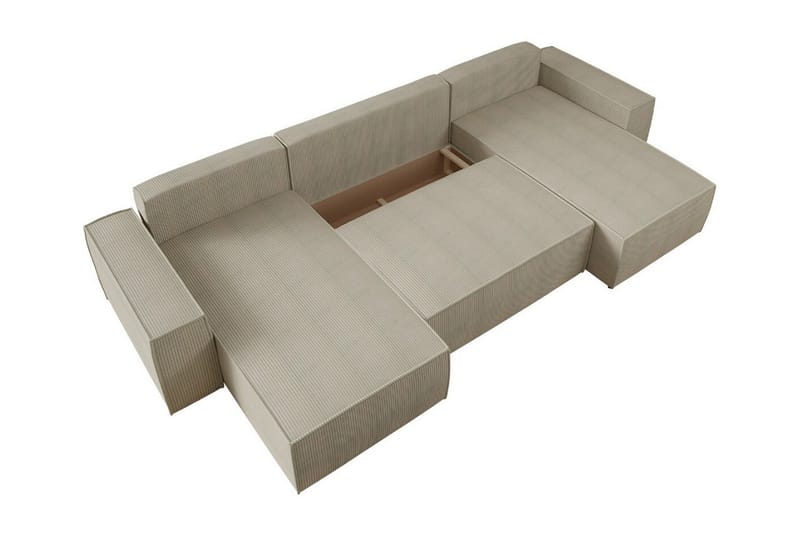 Knocklong 4-sits Hörnbäddsoffa - Blå - Möbler - Vardagsrum - Bäddsoffor - Hörnbäddsoffa