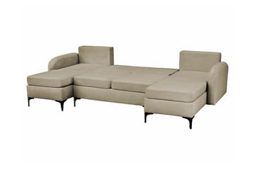 Knocklong 4-sits Hörnbäddsoffa Black - Möbler - Vardagsrum - Bäddsoffor - U bäddsoffa