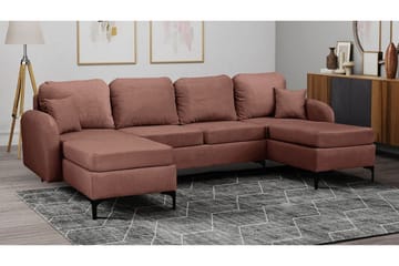 Knocklong 4-sits Hörnbäddsoffa Brown - Möbler - Vardagsrum - Bäddsoffor - U bäddsoffa