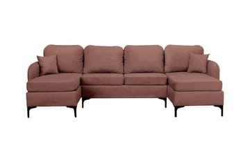 Knocklong 4-sits Hörnbäddsoffa Brown - Möbler - Vardagsrum - Bäddsoffor - U bäddsoffa