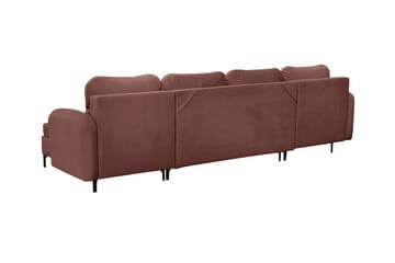Knocklong 4-sits Hörnbäddsoffa Brown - Möbler - Vardagsrum - Bäddsoffor - U bäddsoffa