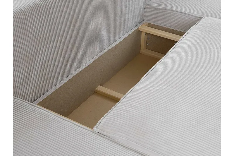 Knocklong 4-sits Hörnbäddsoffa - Cream - Möbler - Vardagsrum - Bäddsoffor - U bäddsoffa