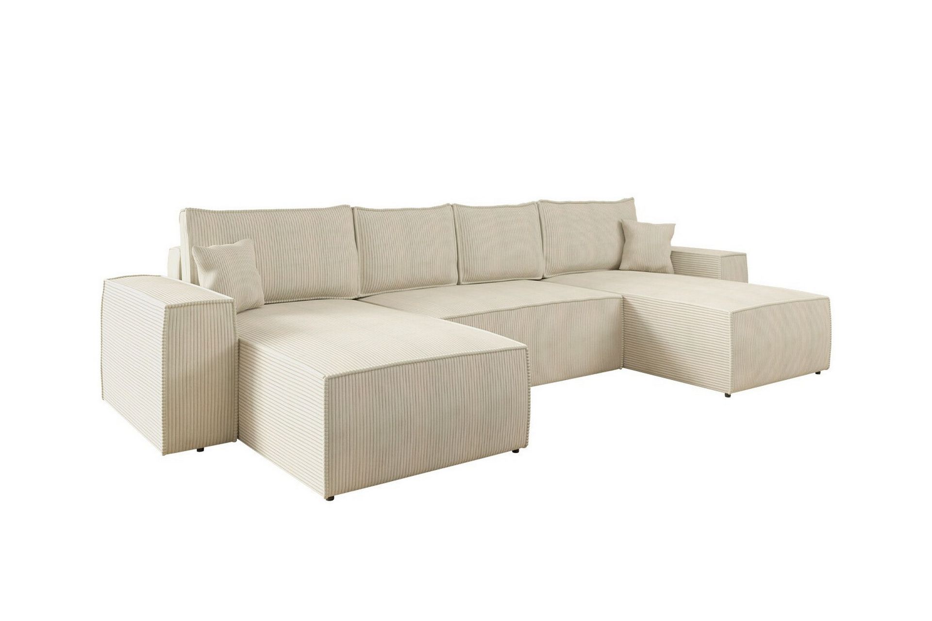 Knocklong 4-sits Hörnbäddsoffa Cream - Möbler - Vardagsrum - Bäddsoffor - U bäddsoffa