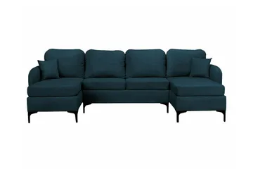 Knocklong 4-sits Hörnbäddsoffa Dark blue - Möbler - Vardagsrum - Bäddsoffor - U bäddsoffa