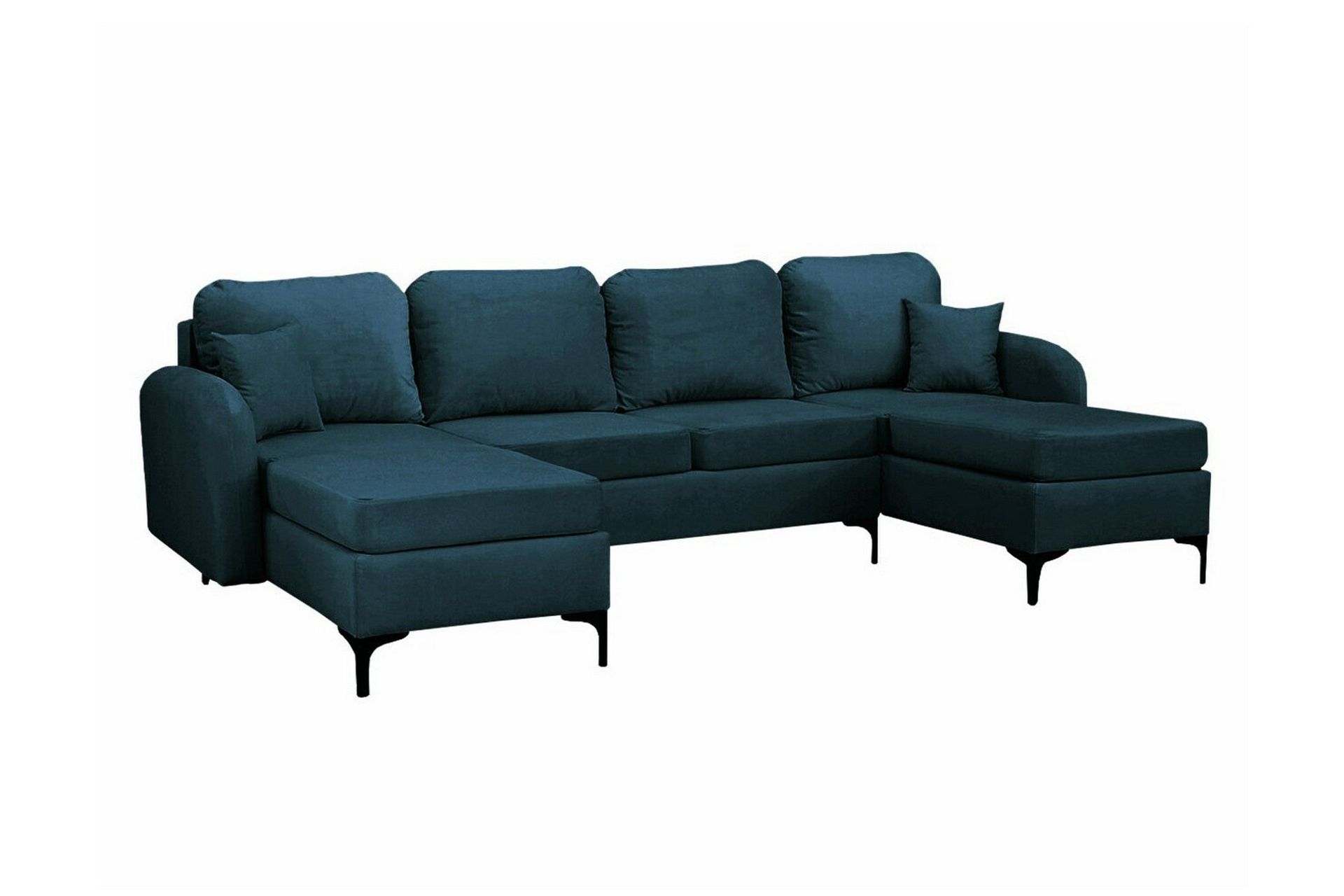 knocklong 4-sits hörnbäddsoffa dark blue -