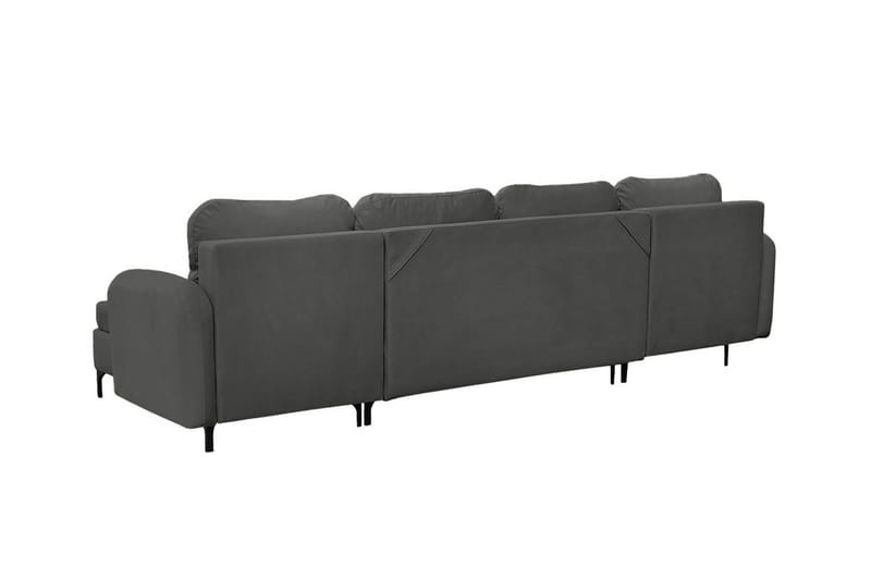 Knocklong 4-sits Hörnbäddsoffa Dark grey - Möbler - Vardagsrum - Bäddsoffor - Hörnbäddsoffa