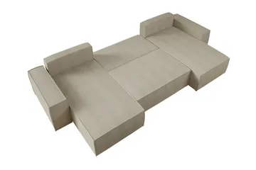 Knocklong 4-sits Hörnbäddsoffa - Grön - Möbler - Vardagsrum - Bäddsoffor - U bäddsoffa
