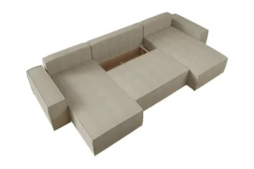 Knocklong 4-sits Hörnbäddsoffa - Grön - Möbler - Vardagsrum - Bäddsoffor - U bäddsoffa