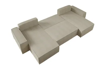 Knocklong 4-sits Hörnbäddsoffa - Grön - Möbler - Vardagsrum - Bäddsoffor - U bäddsoffa