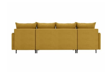 Knocklong 4-sits Hörnbäddsoffa - Gul - Möbler - Vardagsrum - Bäddsoffor - U bäddsoffa