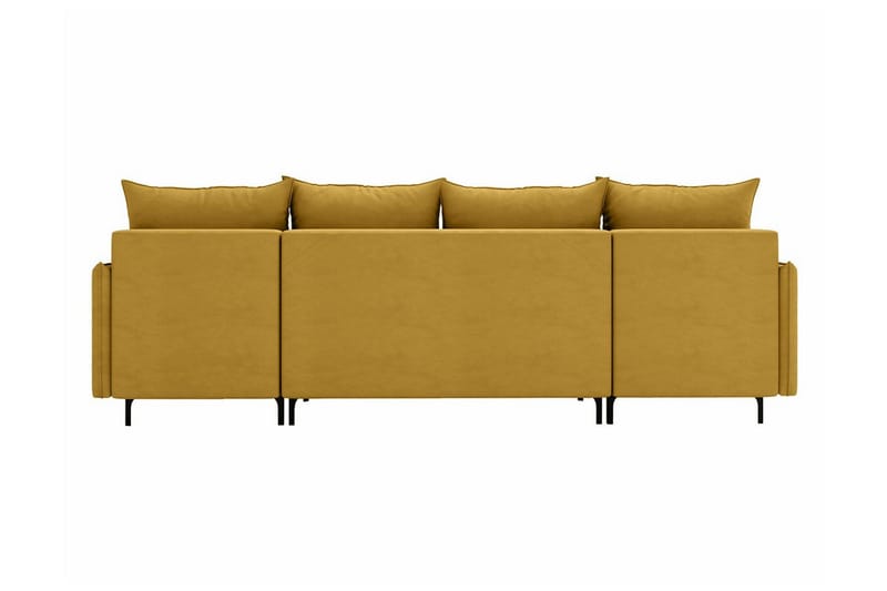 Knocklong 4-sits Hörnbäddsoffa - Gul - Möbler - Vardagsrum - Bäddsoffor - Hörnbäddsoffa