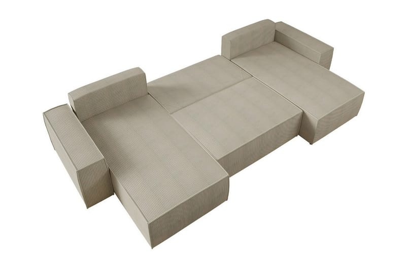 Knocklong 4-sits Hörnbäddsoffa - Ljusbrun - Möbler - Vardagsrum - Bäddsoffor - Hörnbäddsoffa