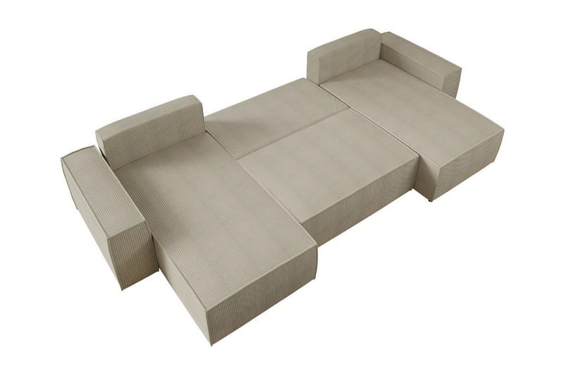 Knocklong 4-sits Hörnbäddsoffa - Ljusgrå - Möbler - Vardagsrum - Bäddsoffor - Hörnbäddsoffa