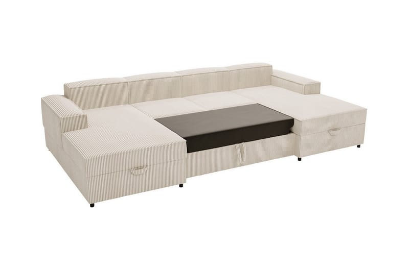 Knocklong 4-sits Hörnbäddsoffa Ljusgrå/Mörkgrå - Möbler - Vardagsrum - Bäddsoffor - Hörnbäddsoffa