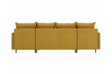 Knocklong 4-sits Hörnbäddsoffa - Mörkgrå - Möbler - Vardagsrum - Bäddsoffor - U bäddsoffa