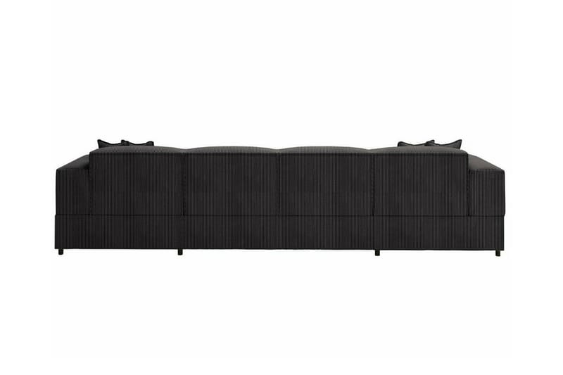 Knocklong 4-sits Hörnbäddsoffa Mörkgrå - Möbler - Vardagsrum - Bäddsoffor - Hörnbäddsoffa