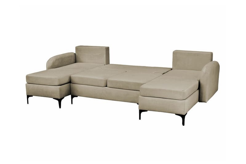 Knocklong 4-sits Hörnbäddsoffa NO_BRAND Dark blue - Möbler - Vardagsrum - Bäddsoffor - Hörnbäddsoffa