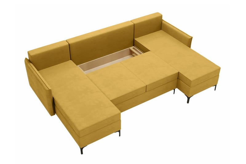 Knocklong 4-sits Hörnbäddsoffa - Rosa - Möbler - Vardagsrum - Bäddsoffor - Hörnbäddsoffa