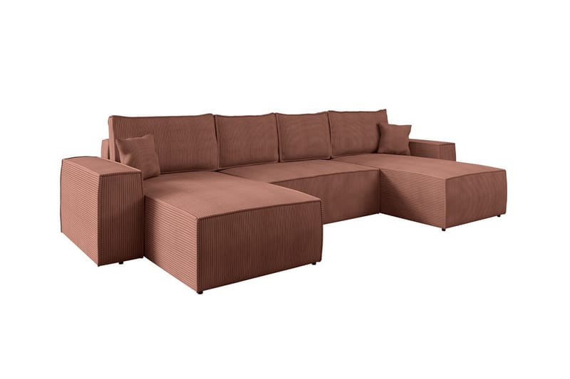 Knocklong 4-sits Hörnbäddsoffa Rosa - Möbler - Vardagsrum - Bäddsoffor - Hörnbäddsoffa