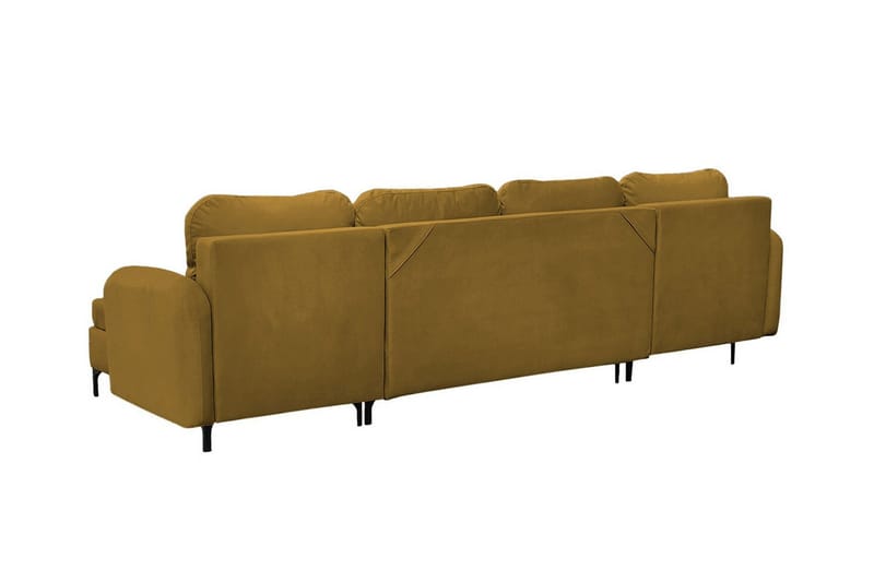 Knocklong 4-sits Hörnbäddsoffa Yellow-Green - Möbler - Vardagsrum - Bäddsoffor - Hörnbäddsoffa