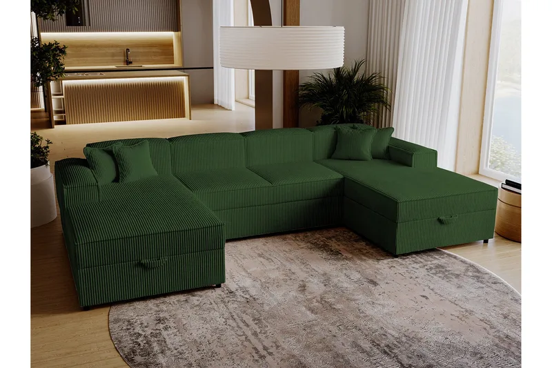 Knocklong 4-sits Hörnbäddsoffa - Möbler - Vardagsrum - Bäddsoffor - Hörnbäddsoffa