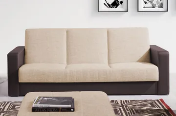 Kolder Bäddsoffa 222x97x88 cm - Beige - Möbler - Vardagsrum - Bäddsoffor