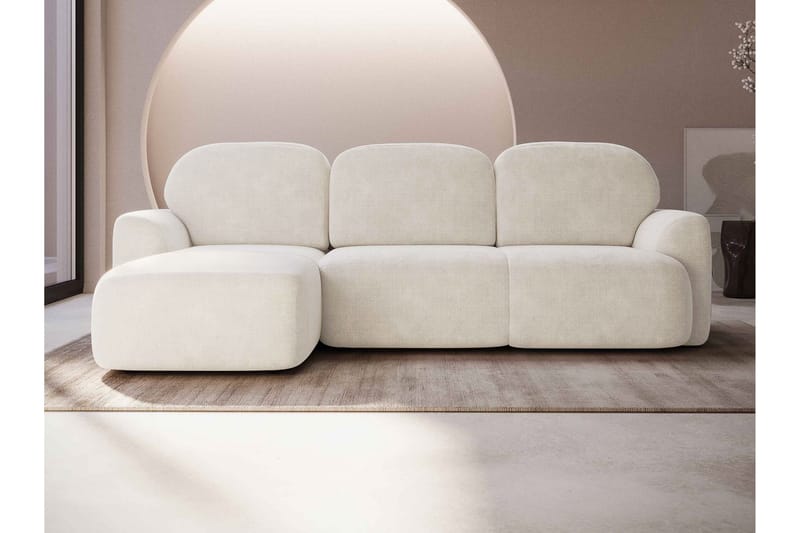 Korfu Bäddsoffa m. Divan 3-sits - Beige - Möbler - Vardagsrum - Bäddsoffor