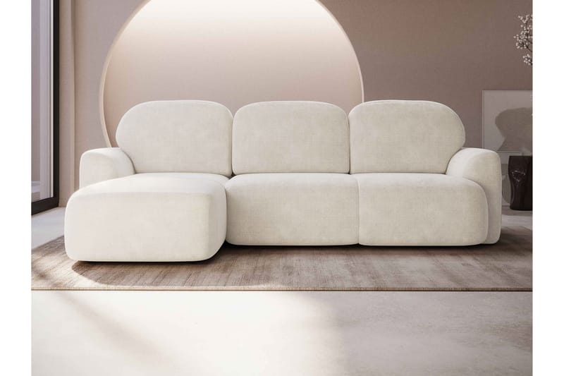 Korfu Bäddsoffa m. Divan 3-sits - Beige - Möbler - Vardagsrum - Bäddsoffor
