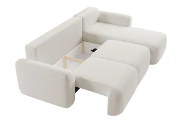 Korfu Bäddsoffa m. Divan 3-sits - Blå - Möbler - Vardagsrum - Bäddsoffor