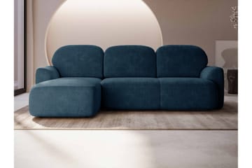 Korfu Bäddsoffa m. Divan 3-sits - Blå - Möbler - Vardagsrum - Bäddsoffor