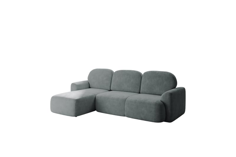 Korfu Bäddsoffa m. Divan 3-sits - Grå - Möbler - Vardagsrum - Bäddsoffor