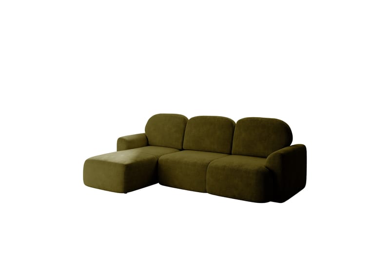 Korfu Bäddsoffa m. Divan 3-sits - Grön - Möbler - Vardagsrum - Bäddsoffor