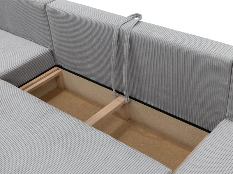 Krysen 4-sits Bäddsoffa med dubbeldivan - beige - Möbler - Vardagsrum - Bäddsoffor - Hörnbäddsoffa