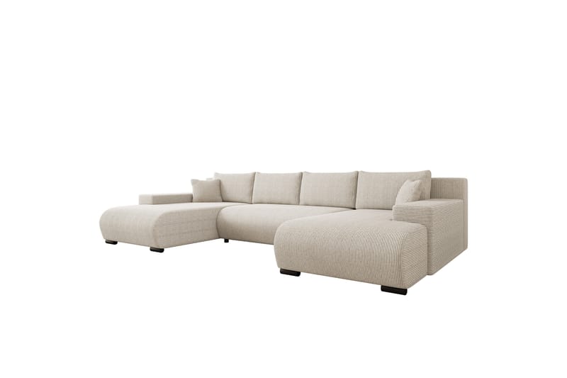 Krysen Bäddsoffa Dubbeldivan 4-sits - Beige - Möbler - Vardagsrum - Bäddsoffor - U bäddsoffa