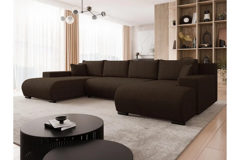 Krysen Bäddsoffa Dubbeldivan 4-sits - Beige - Möbler - Vardagsrum - Bäddsoffor - U bäddsoffa
