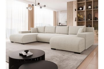 Krysen Bäddsoffa Dubbeldivan 4-sits - Beige - Möbler - Vardagsrum - Bäddsoffor - U bäddsoffa