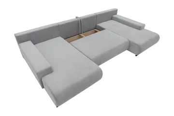 Krysen Bäddsoffa Dubbeldivan 4-sits - Rosa - Möbler - Vardagsrum - Bäddsoffor - U bäddsoffa