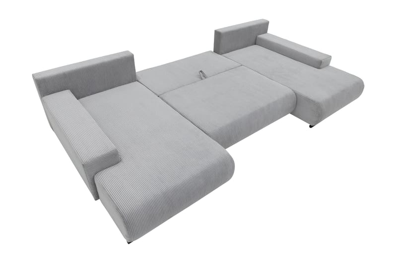 Krysen Bäddsoffa Dubbeldivan 4-sits - Svart - Möbler - Vardagsrum - Bäddsoffor - U bäddsoffa