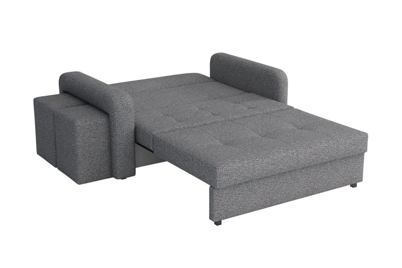 KYLEMORE 2-sits Bäddsoffa Vänster Sammet/Svart - Möbler - Vardagsrum - Bäddsoffor