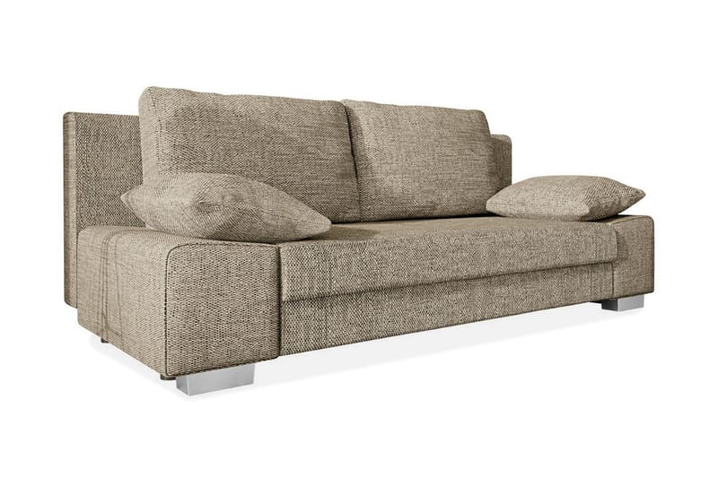LAURA Bäddsoffa 200x94x77 cm - Brun/Grå - Möbler - Vardagsrum - Bäddsoffor
