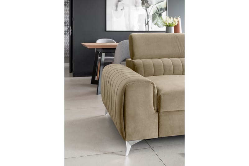 Laurece Bäddsoffa 3-sits - Beige - Möbler - Vardagsrum - Bäddsoffor