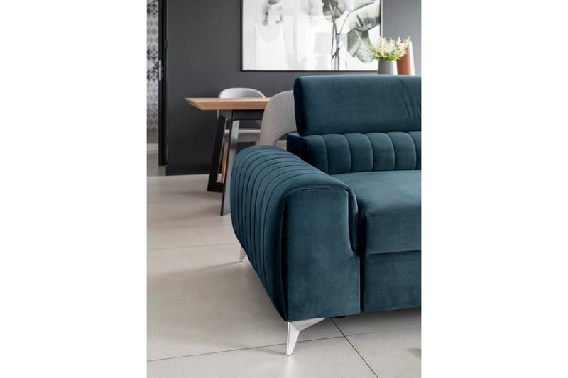 Laurece Bäddsoffa 3-sits - Blå - Möbler - Vardagsrum - Bäddsoffor