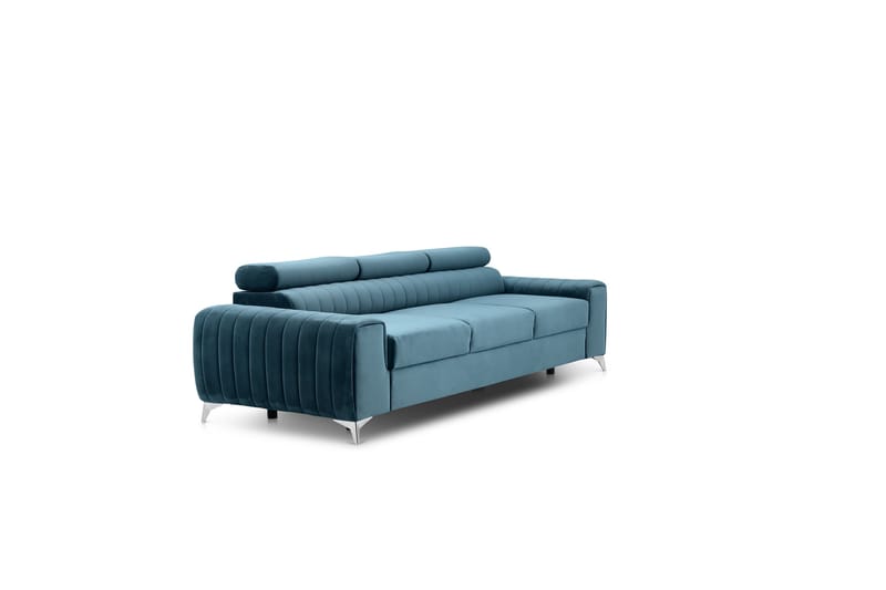 Laurece Bäddsoffa 3-sits - Blå - Möbler - Vardagsrum - Bäddsoffor