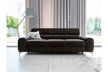 Laurece Bäddsoffa 3-sits - Brun - Möbler - Vardagsrum - Bäddsoffor