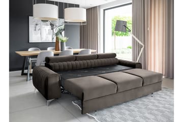 Laurece Bäddsoffa 3-sits - Brun - Möbler - Vardagsrum - Bäddsoffor