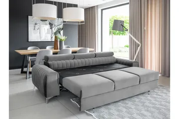 Laurece Bäddsoffa 3-sits - Grå - Möbler - Vardagsrum - Bäddsoffor