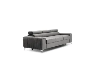 Laurece Bäddsoffa 3-sits - Grå - Möbler - Vardagsrum - Bäddsoffor