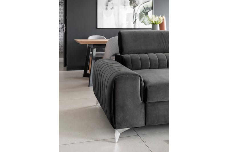 Laurece Bäddsoffa 3-sits - Grå - Möbler - Vardagsrum - Bäddsoffor